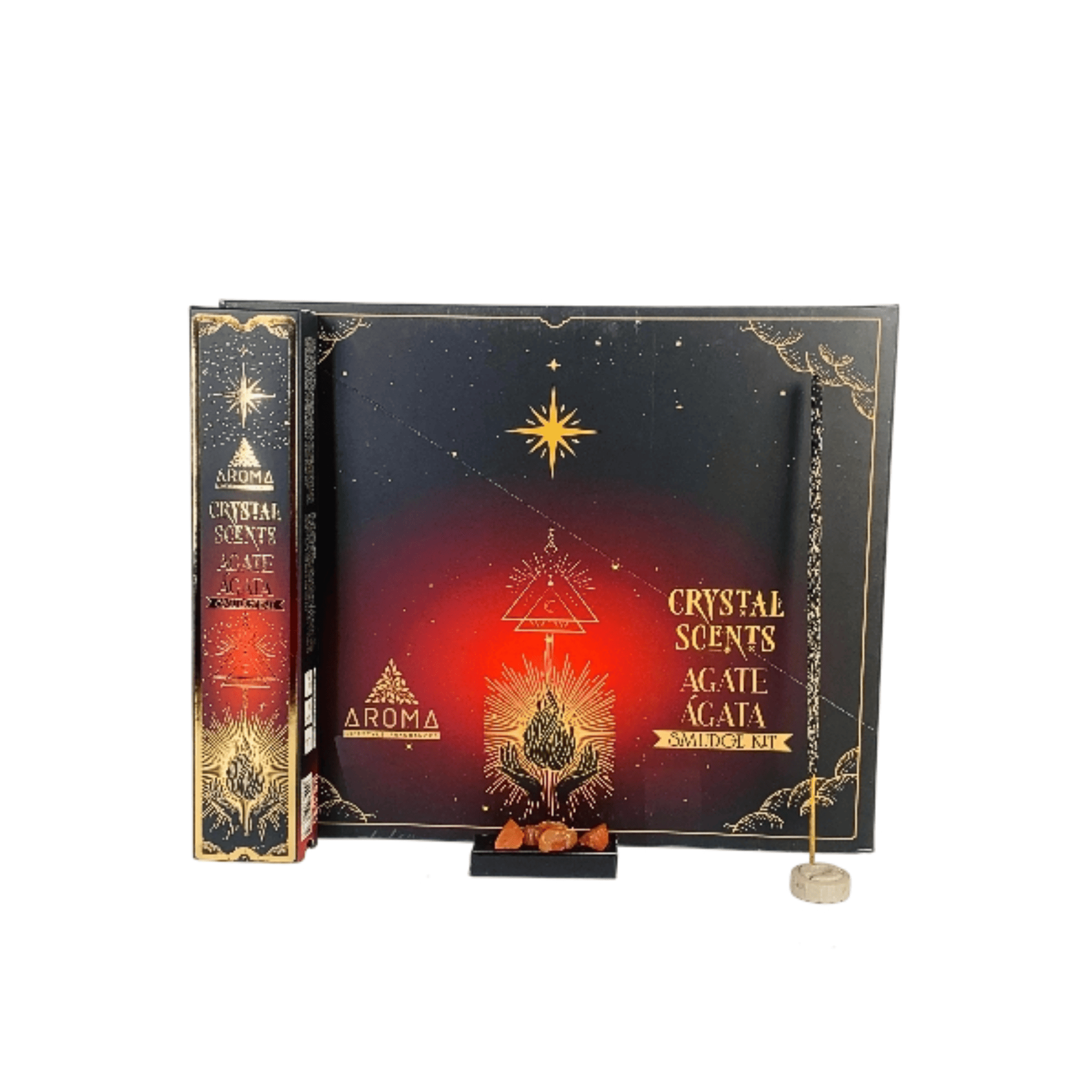 Aroma Crystal Agate Smudge Kit-25g